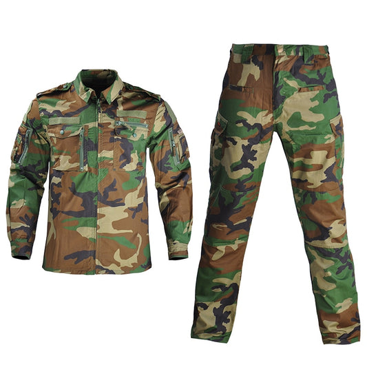 HAN WILD Army Suit Military Uniform Airsoft Tactical Clothing Camouflage Jacket Cargo Pants Hunting Men Clothing Hiking Set