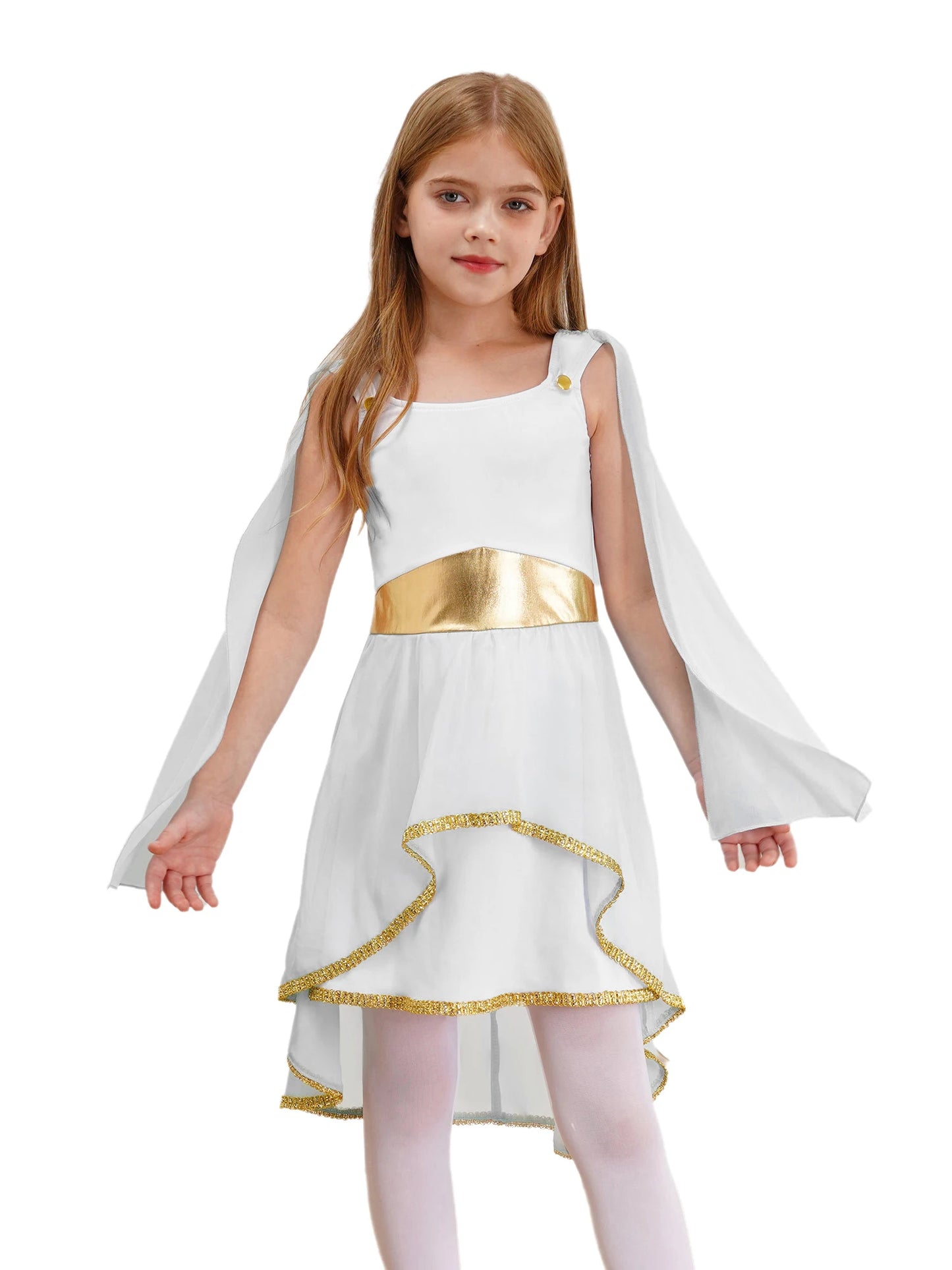 Kinder Mädchen griechischen Toga Kostüm alten Griechenland Mythos Philosoph Rom Adel Cosplay Kleider Halloween Gott Rollenspiel verkleiden