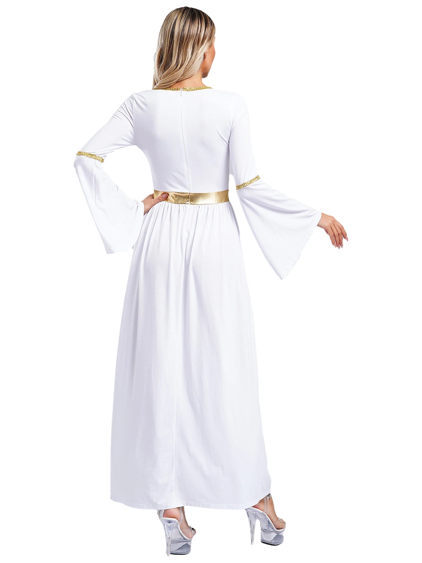 Frauen Toga Kostüm alten griechischen Gott römische Prinzessin Kleider Robe Mythos Philosoph Adel Halloween Cosplay verkleiden