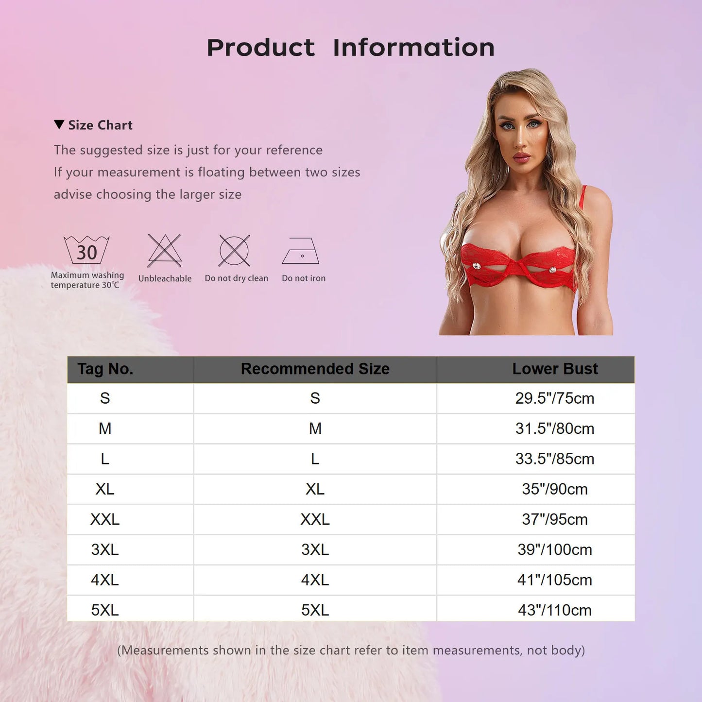 Frauen Blumen Spitze Dimond Nippel BH Top Bügel ausschnitt vorne ungefüttert Push-up Balcon ette Dessous Unterwäsche Top