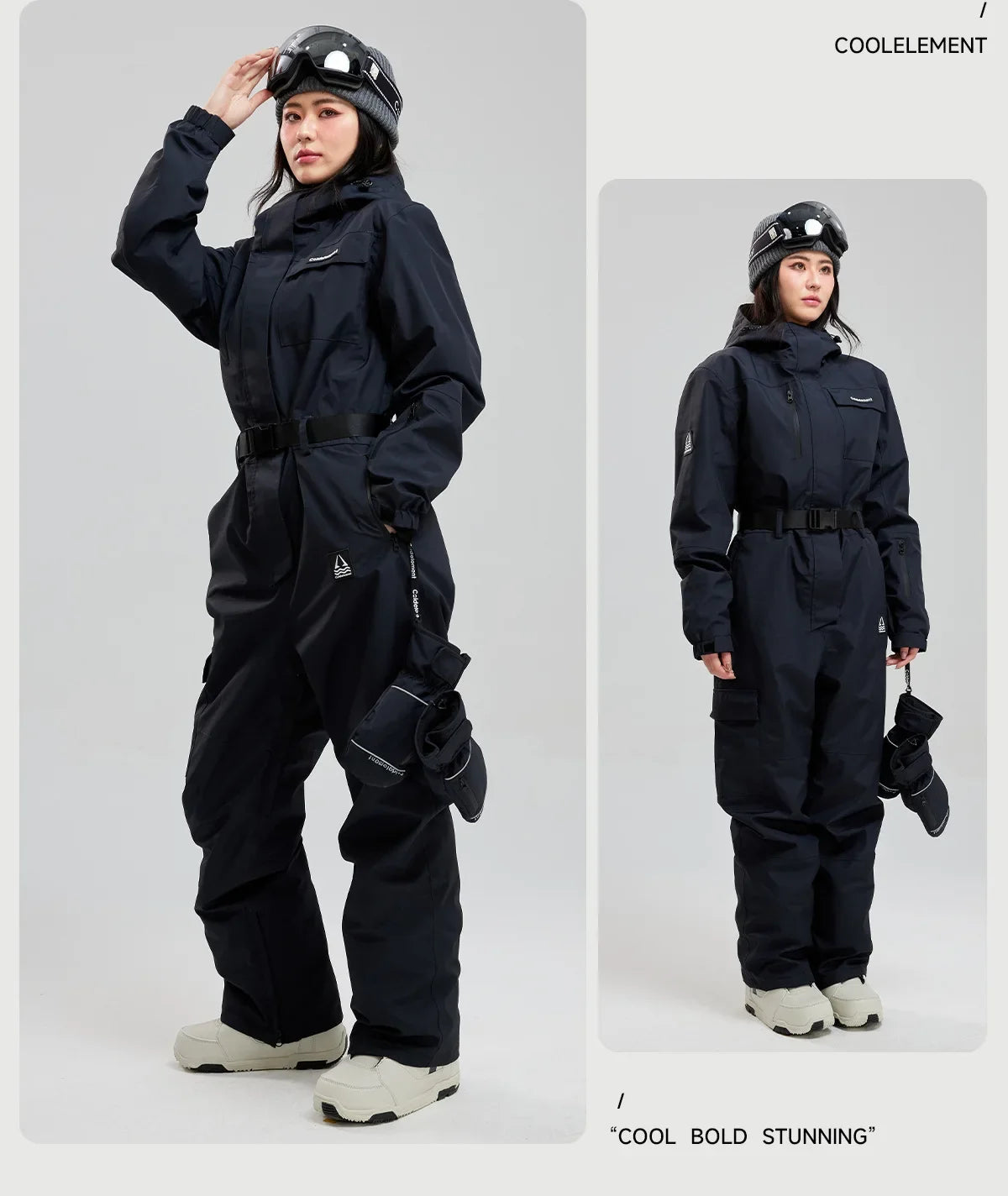 Ski suiten Frauen Männer mit Kapuze einteilige Schnee overalls wasserdicht 2025 Winter Snowboard Suiten wind dichte Ski overalls im Freien