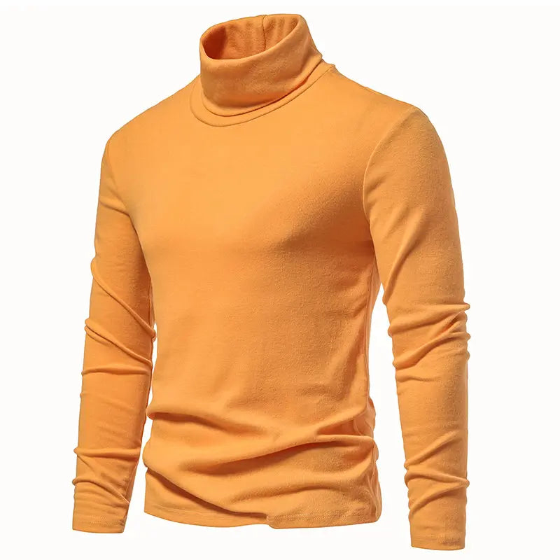 Herbst Winter Roll kragen pullover Männer Marke Pullover Mode Slim Fit Strick pullover Herren einfarbig Roll kragen pullover Mann