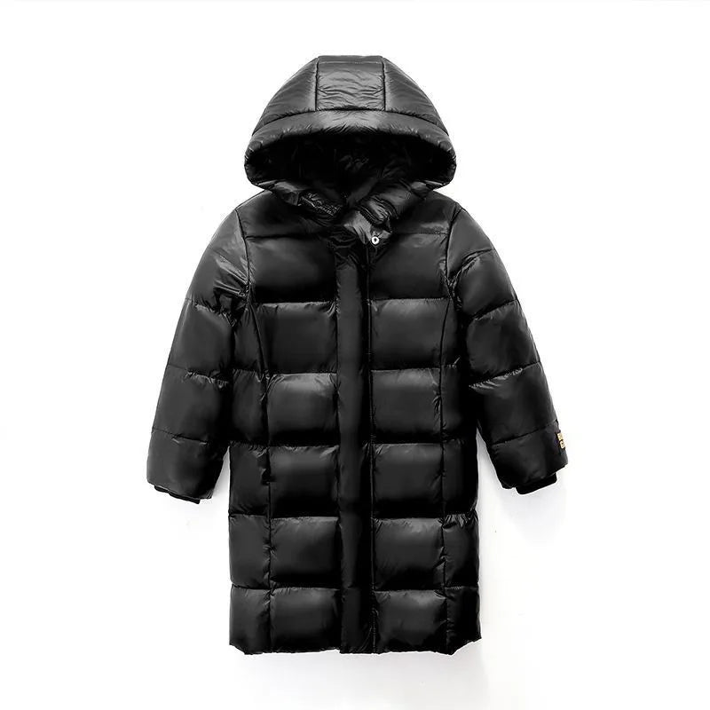 Winter Verdicken Mädchen Oberbekleidung Warm Halten Mode Wasserdichte Kinder Jacke Mit Kapuze Zipper Mädchen Mantel 4-12 Jahre Kinder der Kleidung