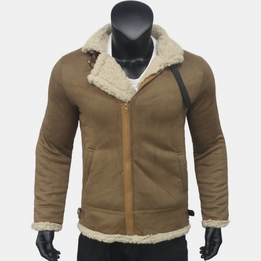 Wildlederjacke für Herren, Winter, leicht, warm, Fleecemantel, kältebeständig, Reißverschluss, Herrenbekleidung, Oberbekleidung aus synthetischer Wolle, M-5XL