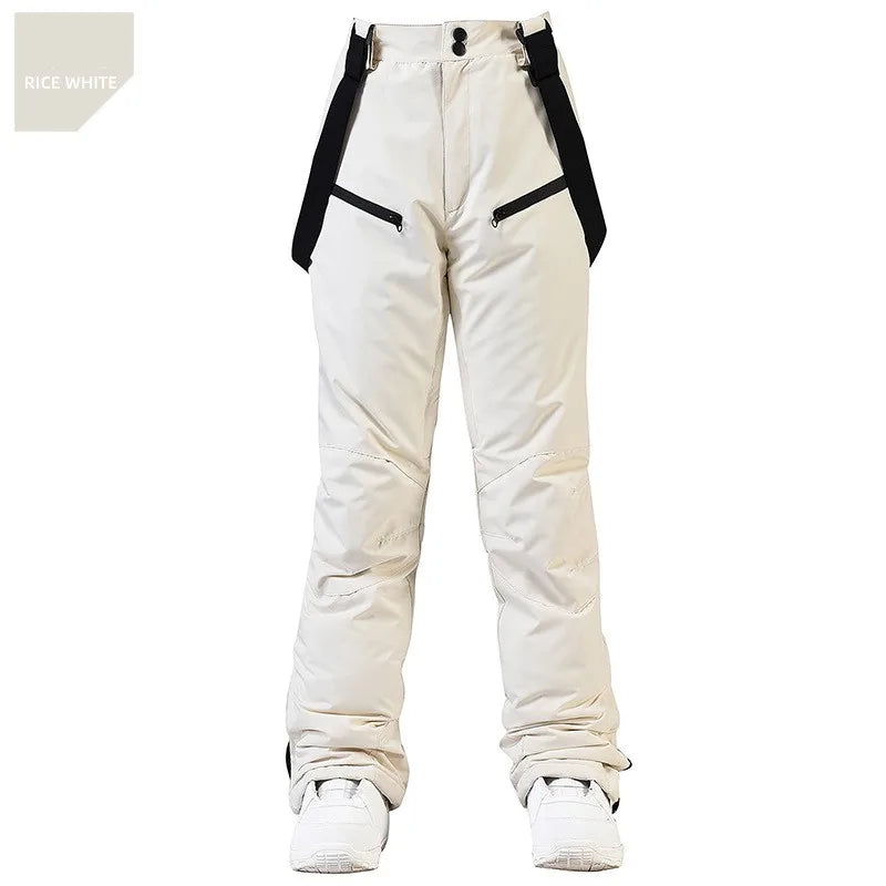 Neue Mode Ski Hosen Männer Frauen Winddicht Wasserdichte Schnee Hosen Winter Snowboarden Strumpf Hosen mit Taille Schutz