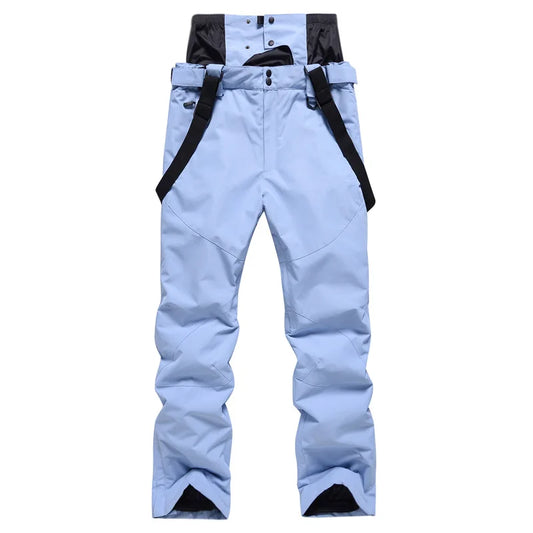 Neue Männer Frauen Hosenträger Ski Hosen Winddicht Wasserdicht Warm Paar Schnee Hosen Winter Ski Snowboard Hosen Taille Schutz