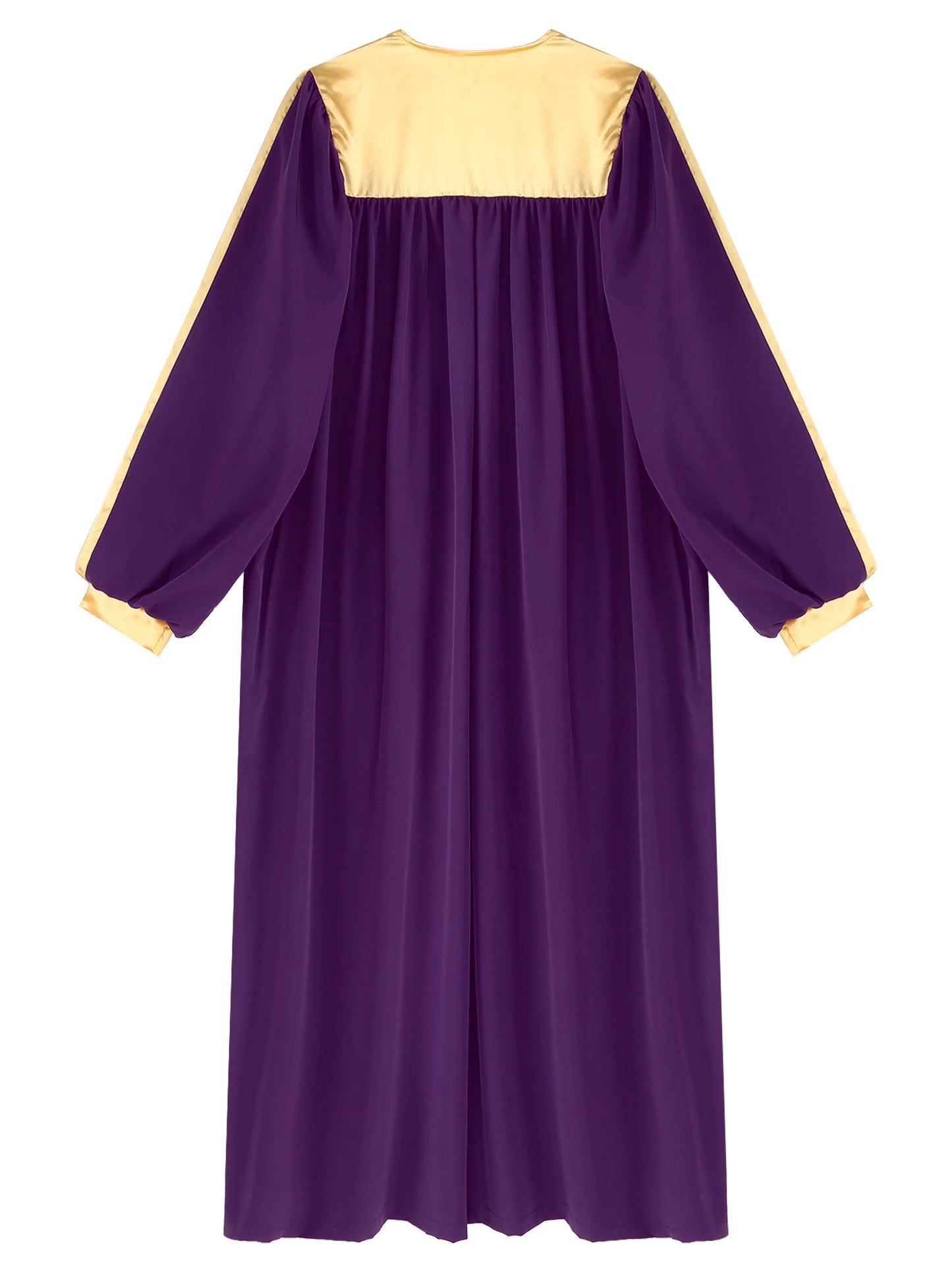 Damen Kirchenchor Robe Erwachsene Priester Pastor Prediger Minister Outfit Klerus Kleid Abschlusskleid Christliches Taufe Kostüm