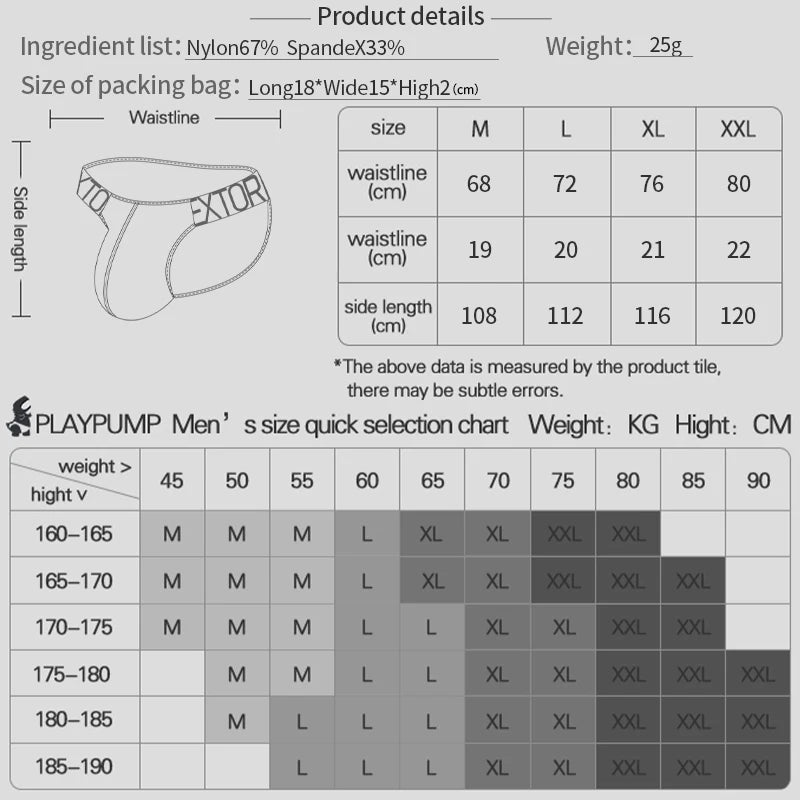 Männer Transparente Unterwäsche