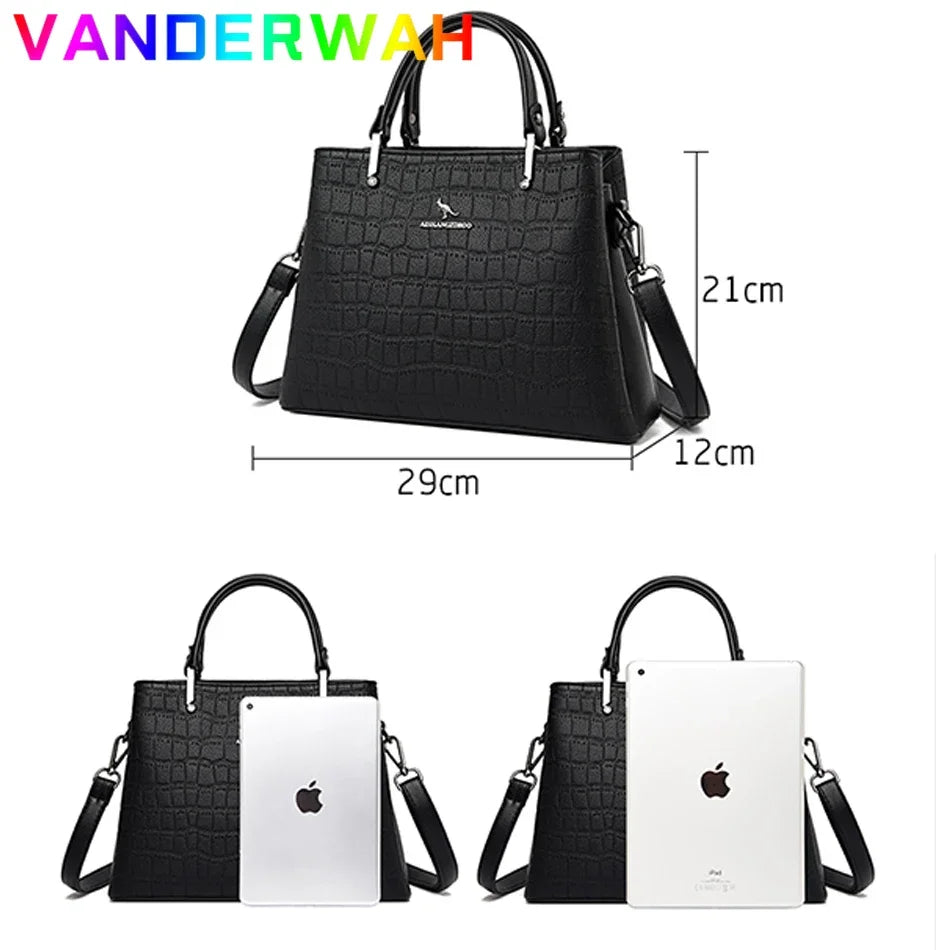 Echte Marke Shopper Frauen Handtasche 2024 Weibliche Crossbody Schulter Handtasche Luxus Designer Damen Messenger Hohe Qualität Sac