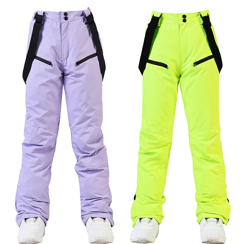 Neue Mode Ski Hosen Männer Frauen Winddicht Wasserdichte Schnee Hosen Winter Snowboarden Strumpf Hosen mit Taille Schutz