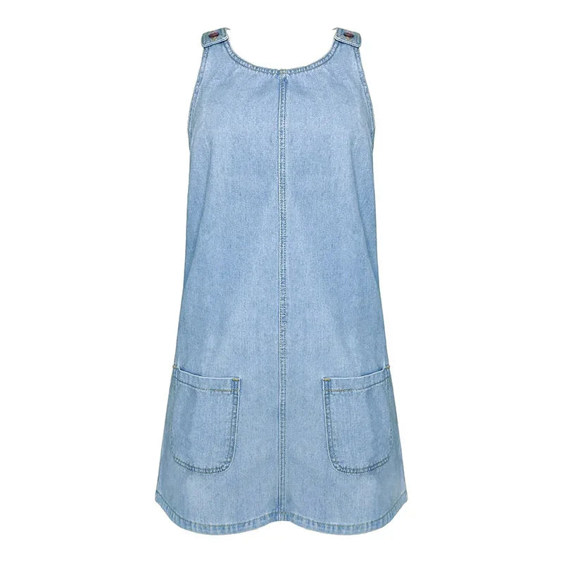 Pendler Freizeit Jeans Kleid