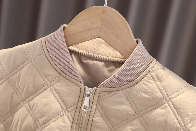 Herbst Winter Baby Jungen Kleidung setzt Kinder Baumwolle gepolsterte Reiß verschluss Mantel Hose 2 Stück Outfits 1 2 3 4 Jahre Kinder Trainings anzug Anzüge