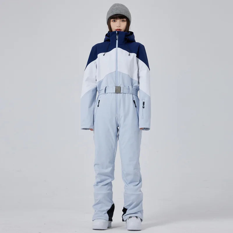 2024 Frauen Ski Overalls profession elle Ski Frauen Outfit Schnee kleidung wasserdichte wind dichte Overalls Outdoor Snowboard Anzug