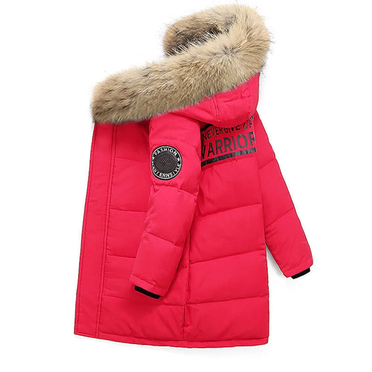 5 6 7 8 9 10 11 12 Jahre Jungen Jacke Winter verdicken warm halten Kinder Jacke Mode Reißverschluss Kapuze Jungen Mantel Teenager Kinder Kleidung