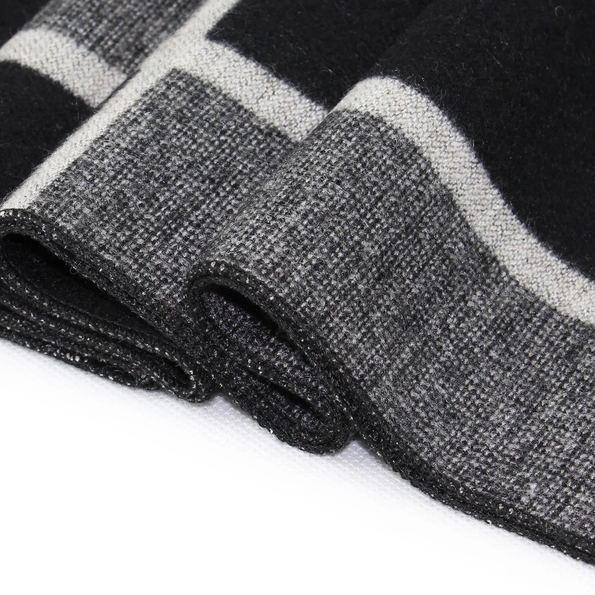 Herren Winter Warm Kaschmir Schal Plaid Quaste Schal für Männer Weiche Lange Baumwolle Schals Männer Schals für Hals Designer Schal