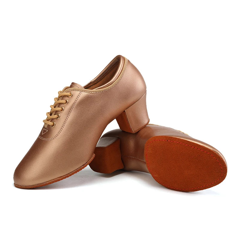 Women's Ballroom Dancing Shoes 5CM heel Elegant Modern Practice Dance Shoes Latin Bachata Tango Shoe
