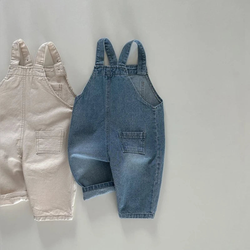 1 2 3 4 5 6 Jahre Baby Jungen Mädchen Overalls Kinder Hosenträger Hose Frühling Herbst neue Mode koreanischen Stil Träger Jeans hose