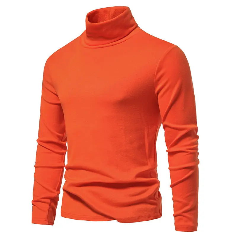 Herbst Winter Roll kragen pullover Männer Marke Pullover Mode Slim Fit Strick pullover Herren einfarbig Roll kragen pullover Mann