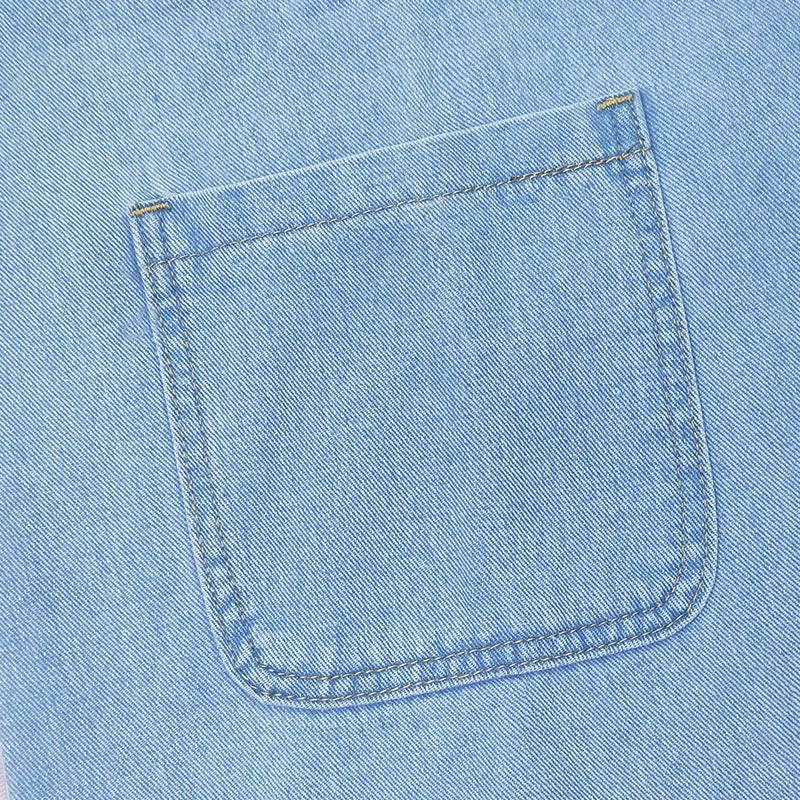 Pendler Freizeit Jeans Kleid