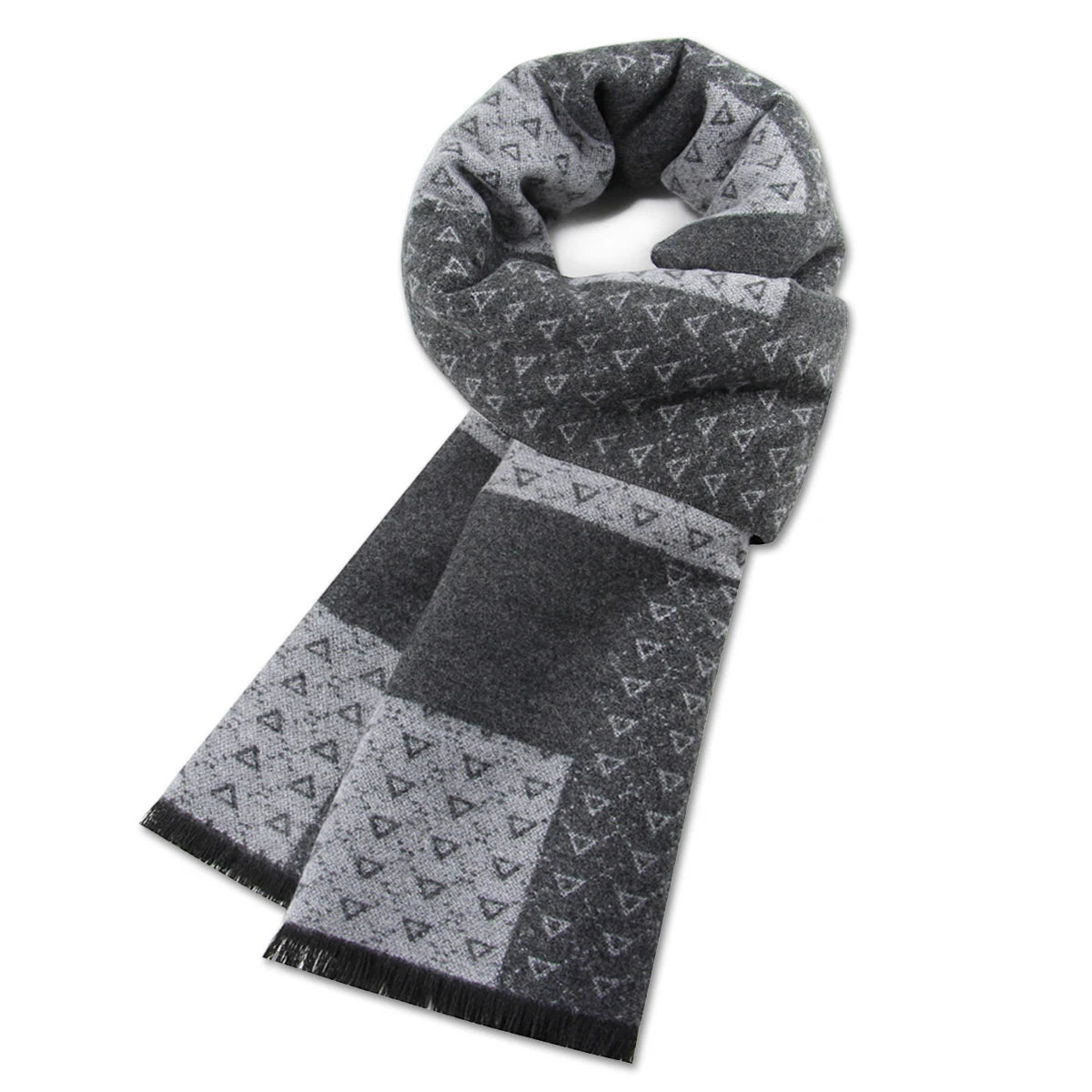 Kaschmir Schal Männer Winter Streifen solide karierte Wolle Schal Luxus klassische warme Kaschmir Winters chals für Männer Winter Accessoires