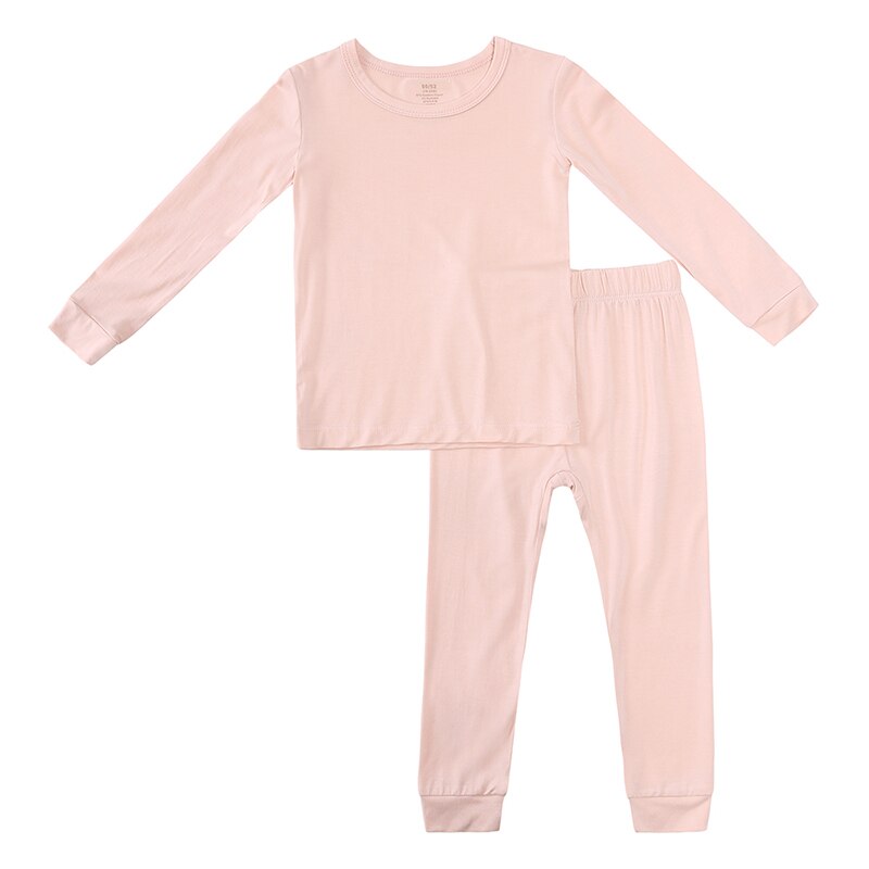 Bamboo Fiber Toddler Kids Pajamas Sleepwear Set