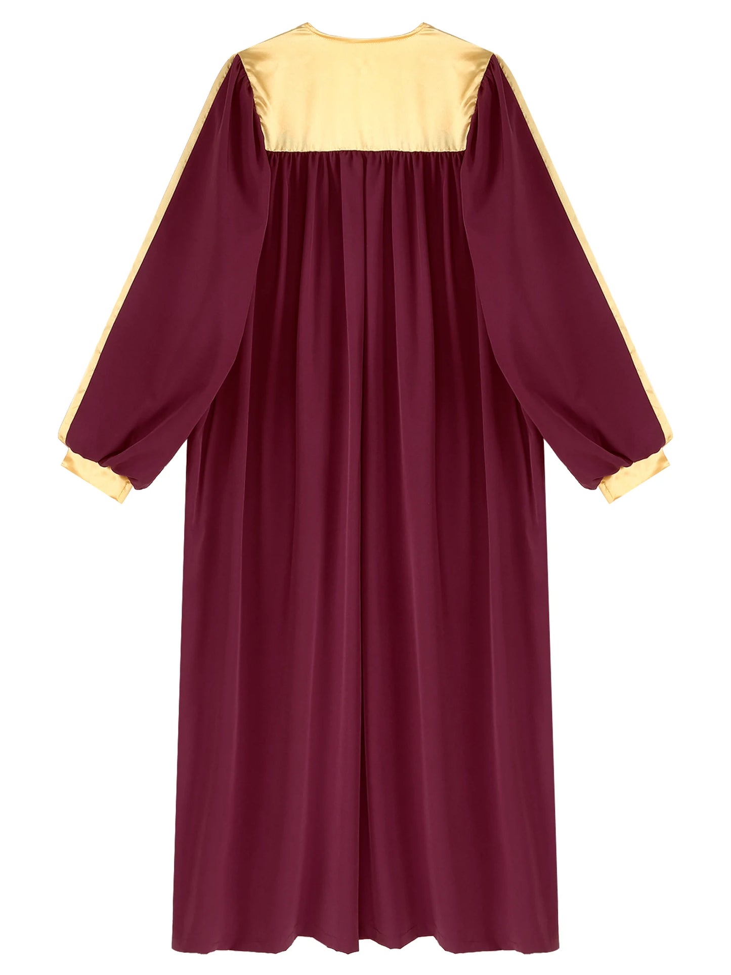 Damen Kirchenchor Robe Erwachsene Priester Pastor Prediger Minister Outfit Klerus Kleid Abschlusskleid Christliches Taufe Kostüm