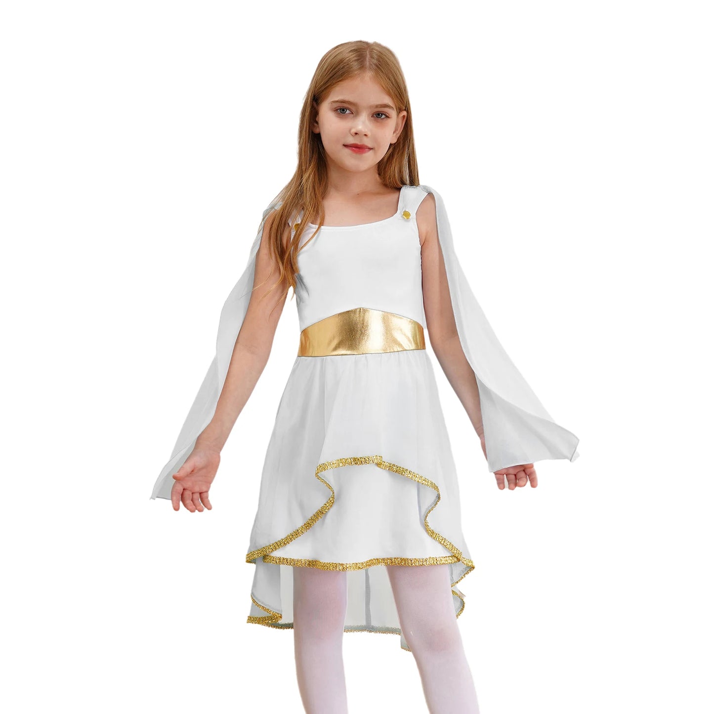 Kinder Mädchen griechischen Toga Kostüm alten Griechenland Mythos Philosoph Rom Adel Cosplay Kleider Halloween Gott Rollenspiel verkleiden