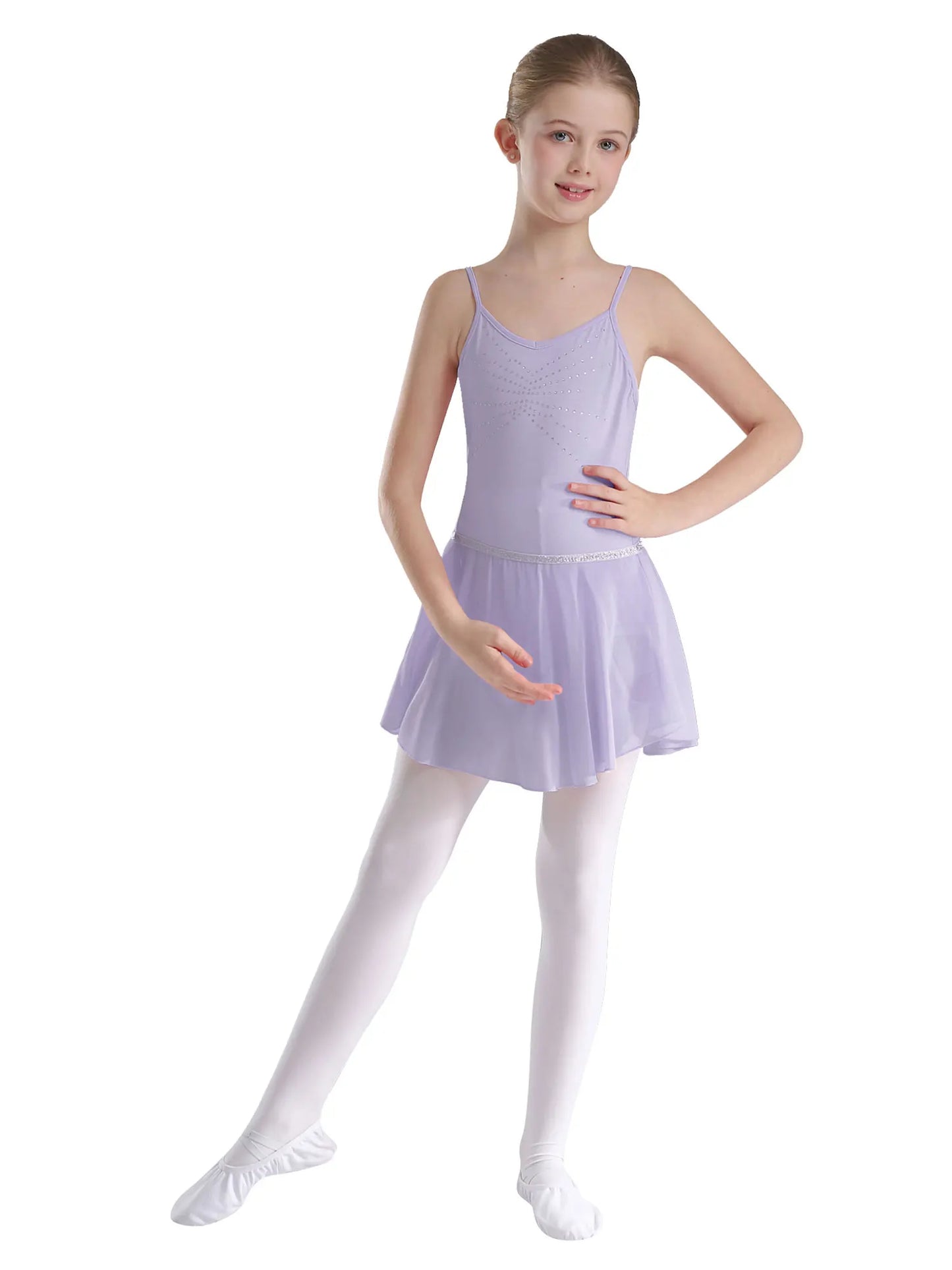 Kinder Mädchen funkelnden Ballett Tanz kleid Gymnastik Rocked Trikot Ballsaal Tanz Performance Kostüm Ballerina Dance wear