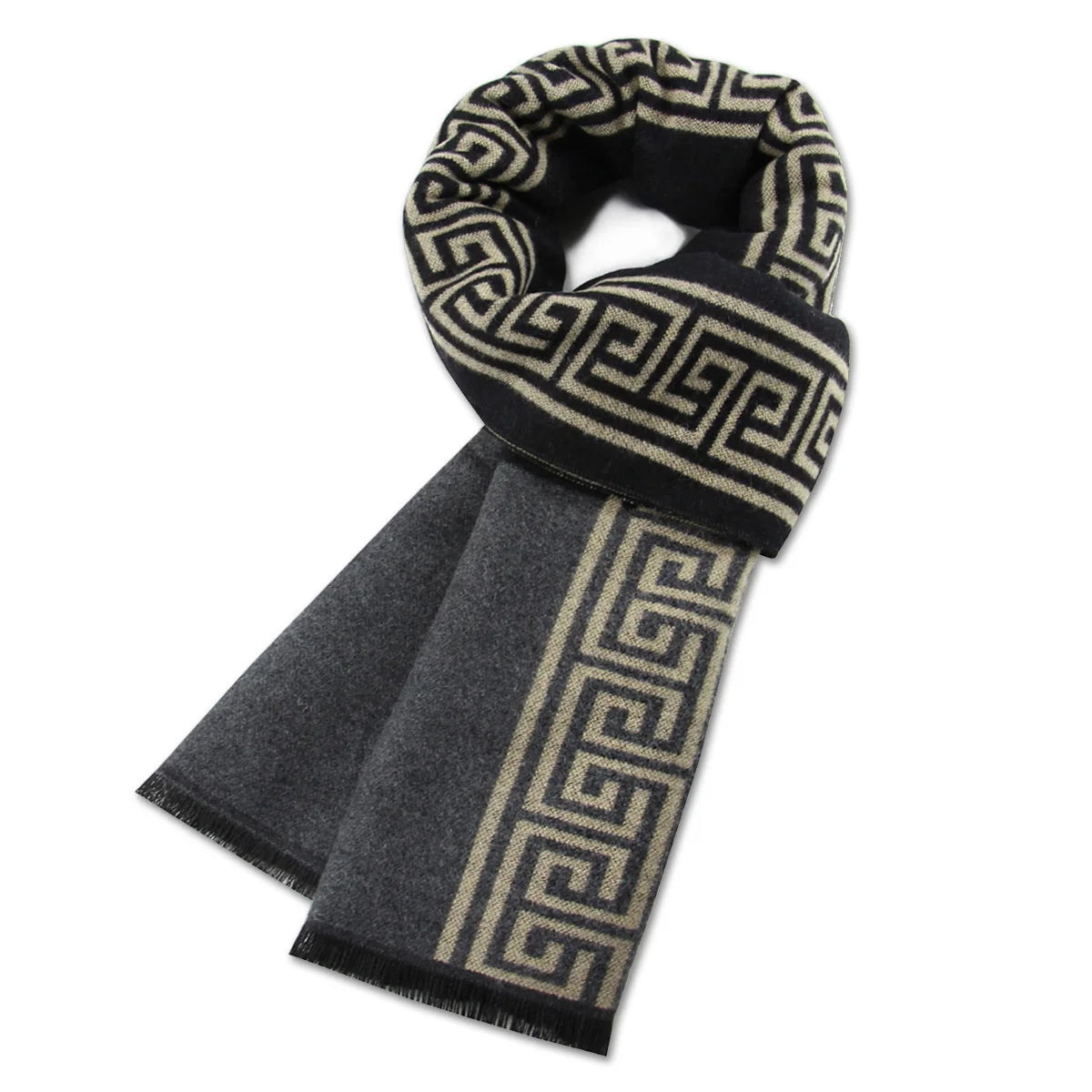 Luxus Kaschmir Schal für Männer weiche warme Winter Pashmina Gentleman Schals männliche Bufandas Hombre Business Long Wraps