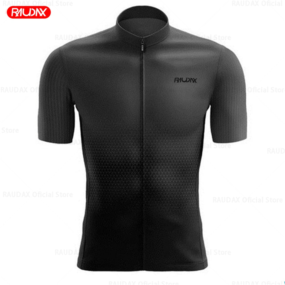 2023 Raudax Cycling Set Man Cycling Jersey Short Sleeve Bicycle Cycling Clothing Kit Mtb Bike Wear Triathlon Maillot Ciclismo