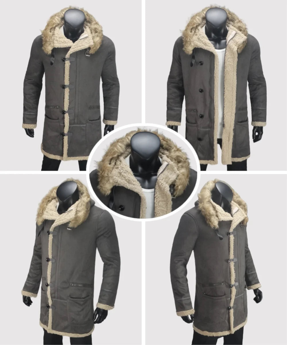 Winter Kalte Herren Jacken Fleece Mantel Mit Kapuze Mann Warme Klassische Mäntel Verdickte Wildleder Männliche Kleidung Outer Euro Größe S-5XL