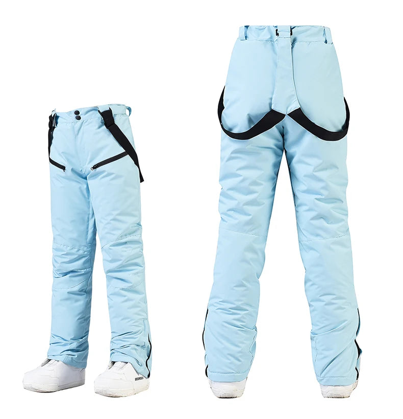 Neue Mode Ski Hosen Männer Frauen Winddicht Wasserdichte Schnee Hosen Winter Snowboarden Strumpf Hosen mit Taille Schutz