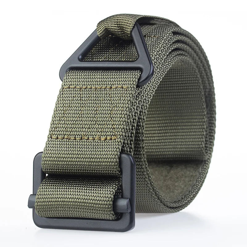 4.5CM Military Tactical Belt Nylon Belt Hook Loop Alloy Buckle High Quality Casual Combat Belt Men Women Training Belt A0F101