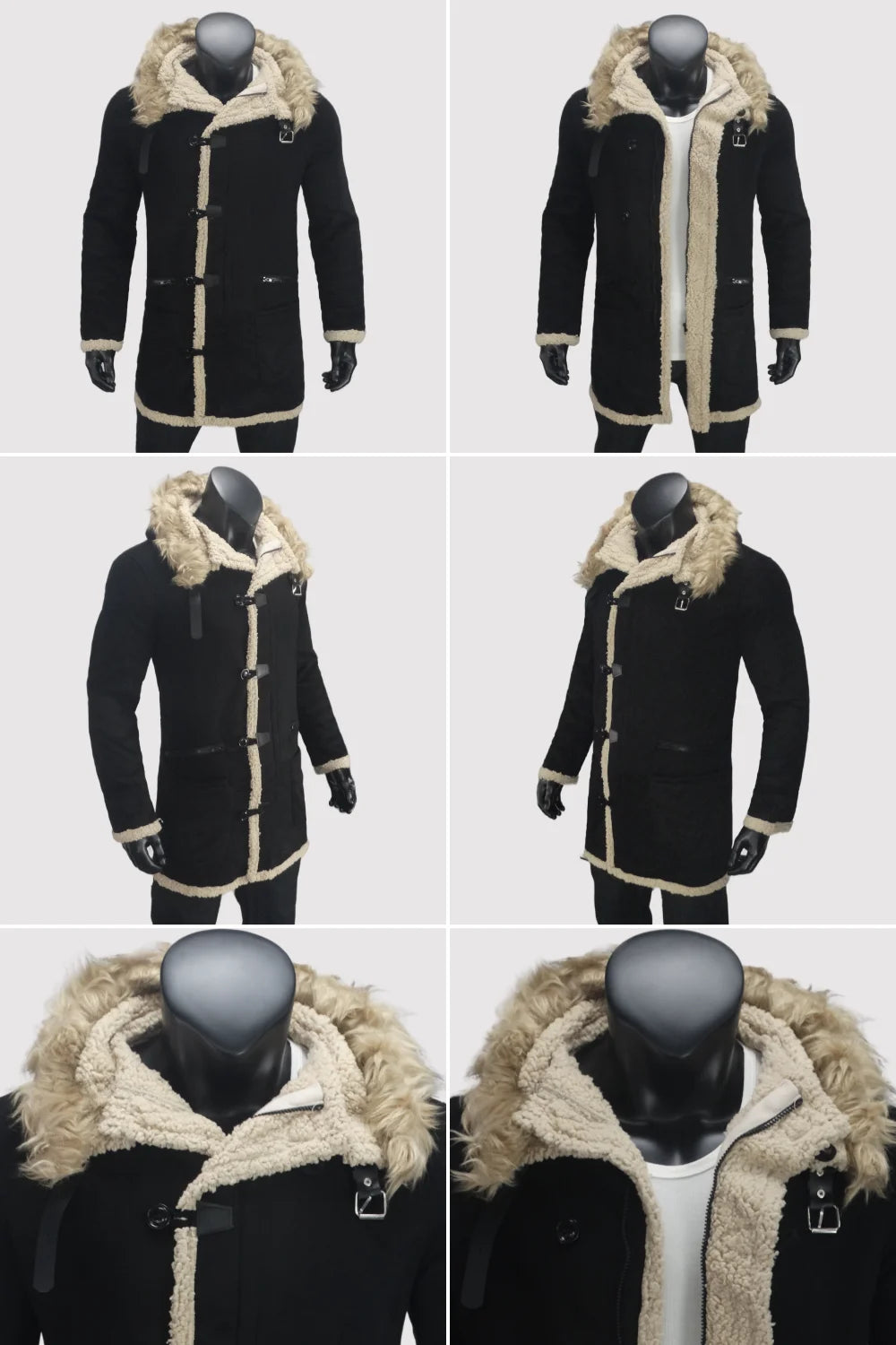 Winter Kalte Herren Jacken Fleece Mantel Mit Kapuze Mann Warme Klassische Mäntel Verdickte Wildleder Männliche Kleidung Outer Euro Größe S-5XL