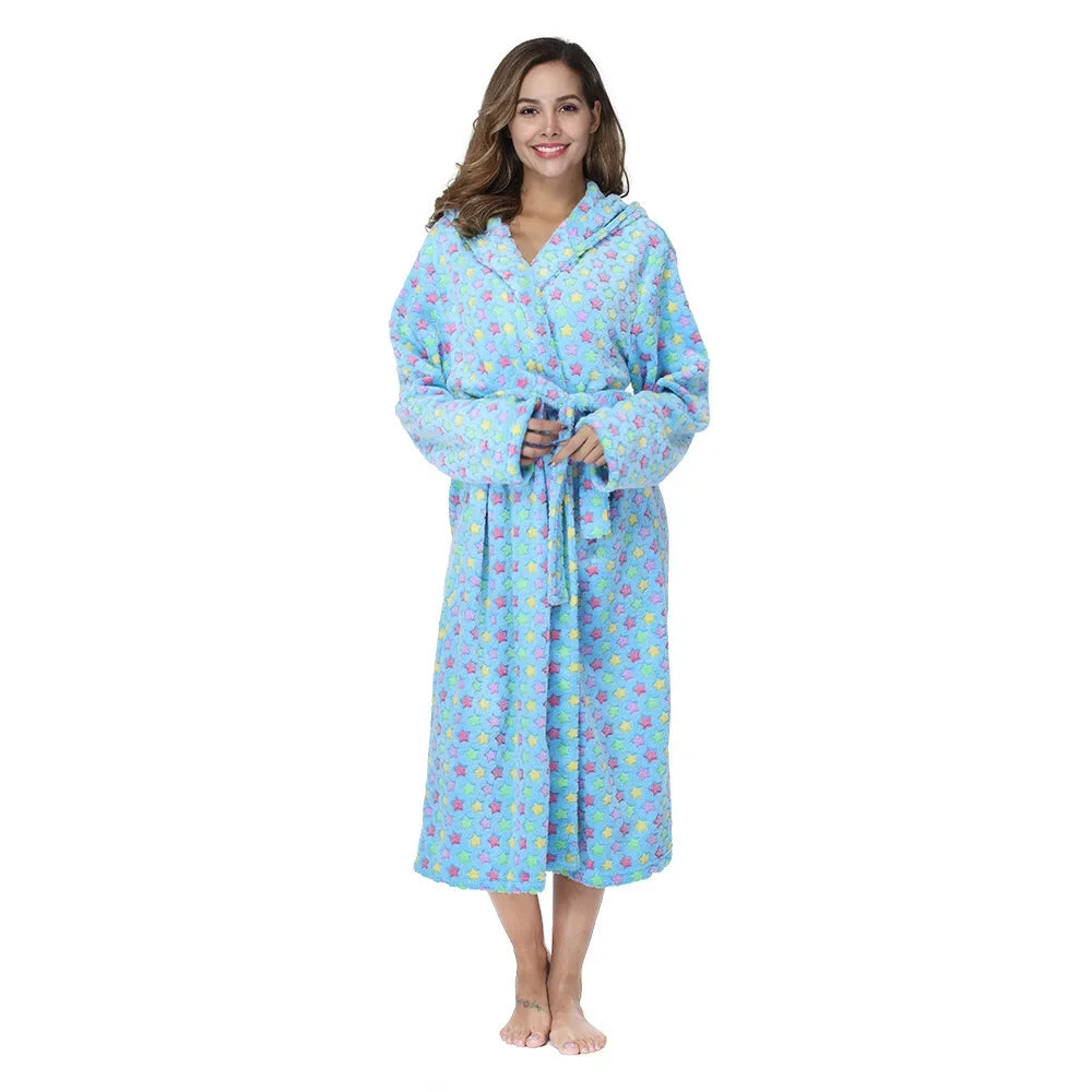 Frauen Warme Winter Nachtwäsche Sexy Schlange Skins Robe Lose Lange Hause Dressing Fown Nachthemd Flanell Kimono Bademantel Dusche Roben