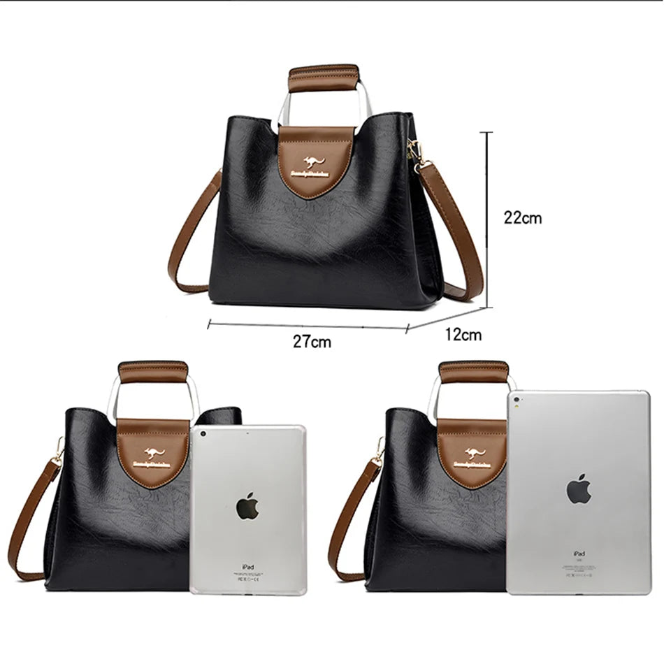 Echte Marke Tote Tasche Leder Luxus Handtaschen Frauen Taschen Designer Handtaschen Hohe Qualität Damen Crossbody Hand Taschen für Frauen