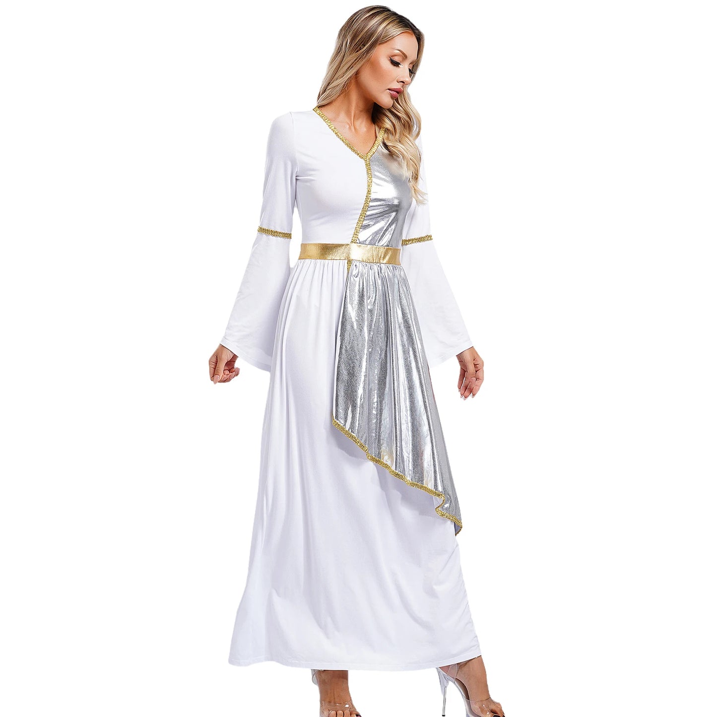 Frauen Toga Kostüm alten griechischen Gott römische Prinzessin Kleider Robe Mythos Philosoph Adel Halloween Cosplay verkleiden