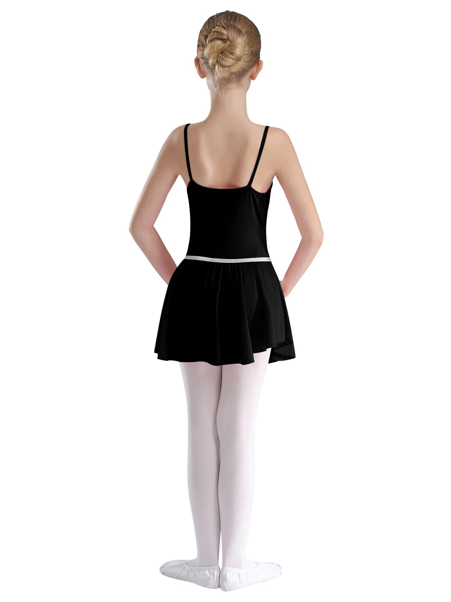 Kinder Mädchen funkelnden Ballett Tanz kleid Gymnastik Rocked Trikot Ballsaal Tanz Performance Kostüm Ballerina Dance wear