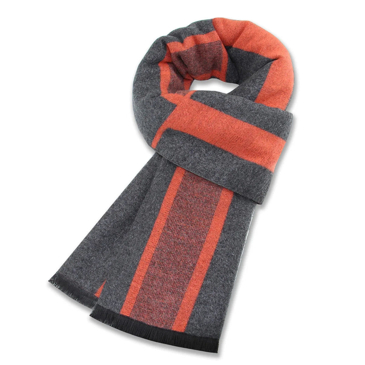 Men Autumn Winter Head Cashmere Scarf Designer Tree Print Cotton Shawl Luxury Business Man Long Fashion Neck Scarves