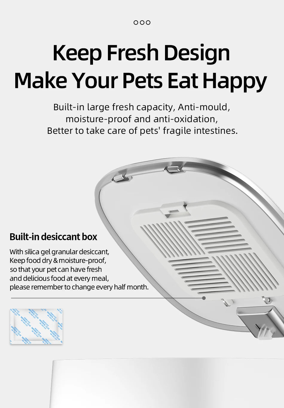 Rojeco automatische Hundefutter automat Smart Dog Food Spender Auto Food Container Fernbedienung WiFi-Taste für Haustier Katze Fütterung zubehör