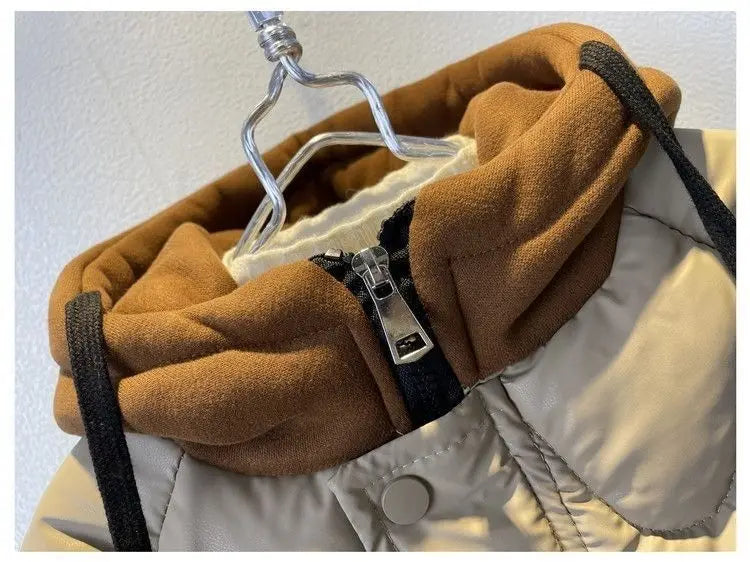 Warm halten Winter Jungen Jacke wasserdicht Mode Baby Mantel Kapuze Reiß verschluss Jungen Oberbekleidung Geburtstags geschenk 4 6 8 10 Jahre Kinder kleidung