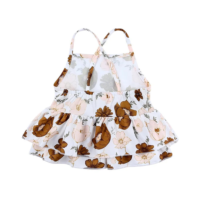 3 6 9 12 18 24 monate Baby Mädchen Kleidung Sets Sommer Baumwolle Top Und Rock Kleine Prinzessin Baby Anzug geburtstag Party Kinder Kleidung