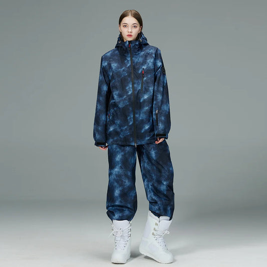 2024 neue Cool Star Ski Anzug Männer Frauen Winter Thermische Wasserdicht Winddicht Ski Outfit Berg Schneeanzug Snowboarden Set