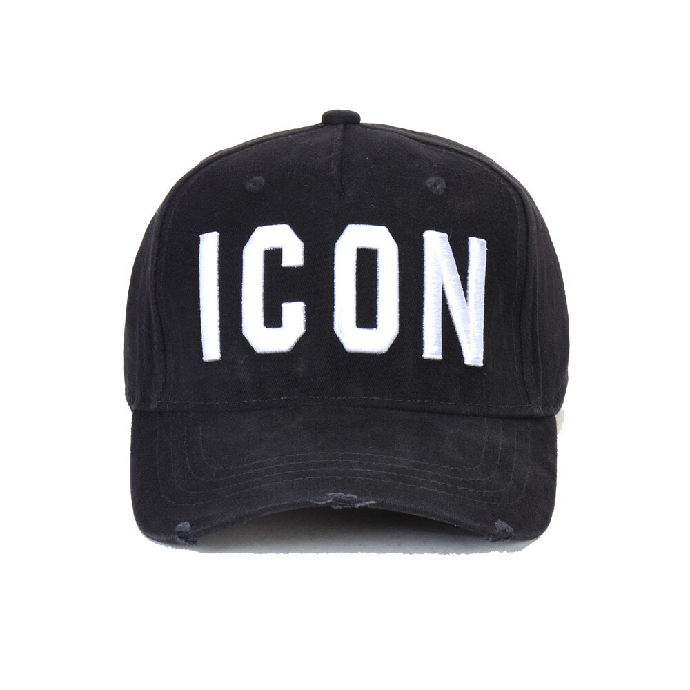 DSQICOND2 Brand 2019 Fashion ICON Letter Cotton Mens Baseball Cap Women Snapback Hat DSQ2 Hat Dad Hat Cotton Bone Trucker Cap