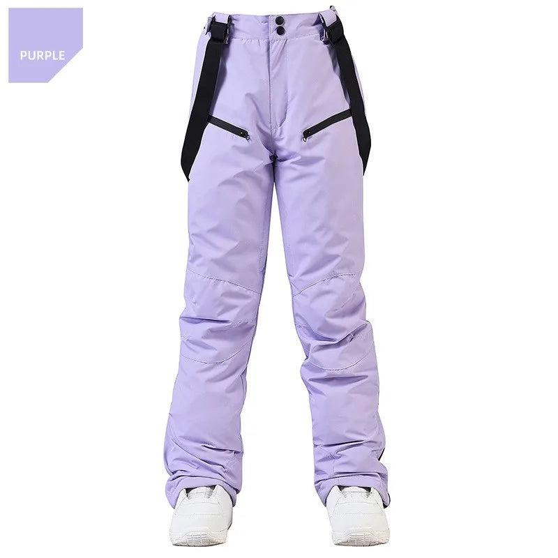 Neue Mode Ski Hosen Männer Frauen Winddicht Wasserdichte Schnee Hosen Winter Snowboarden Strumpf Hosen mit Taille Schutz