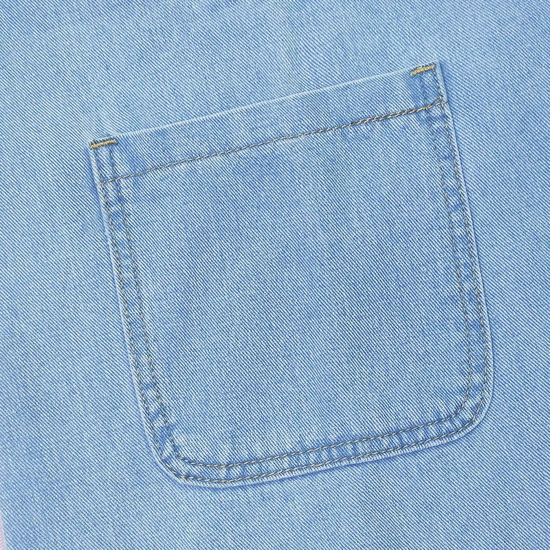 Pendler Freizeit Jeans Kleid