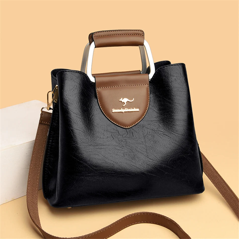 Echte Marke Tote Tasche Leder Luxus Handtaschen Frauen Taschen Designer Handtaschen Hohe Qualität Damen Crossbody Hand Taschen für Frauen