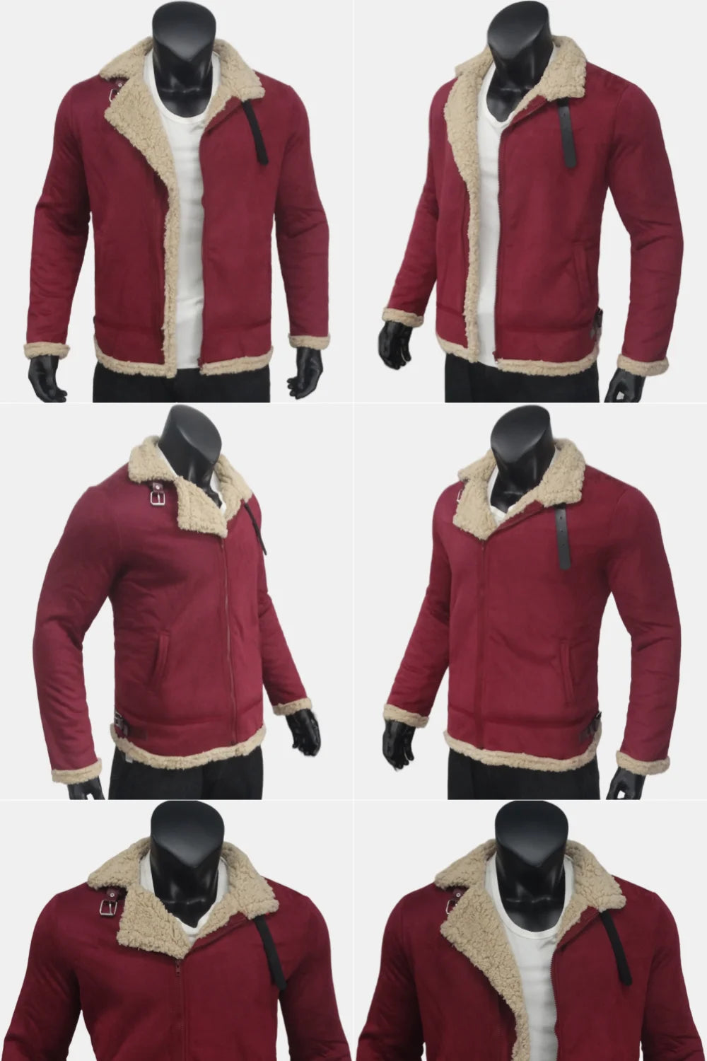 Wildlederjacke für Herren, Winter, leicht, warm, Fleecemantel, kältebeständig, Reißverschluss, Herrenbekleidung, Oberbekleidung aus synthetischer Wolle, M-5XL