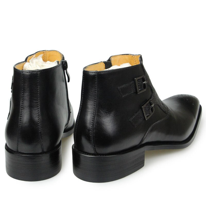 New Mens Ankle Leathe Shoes