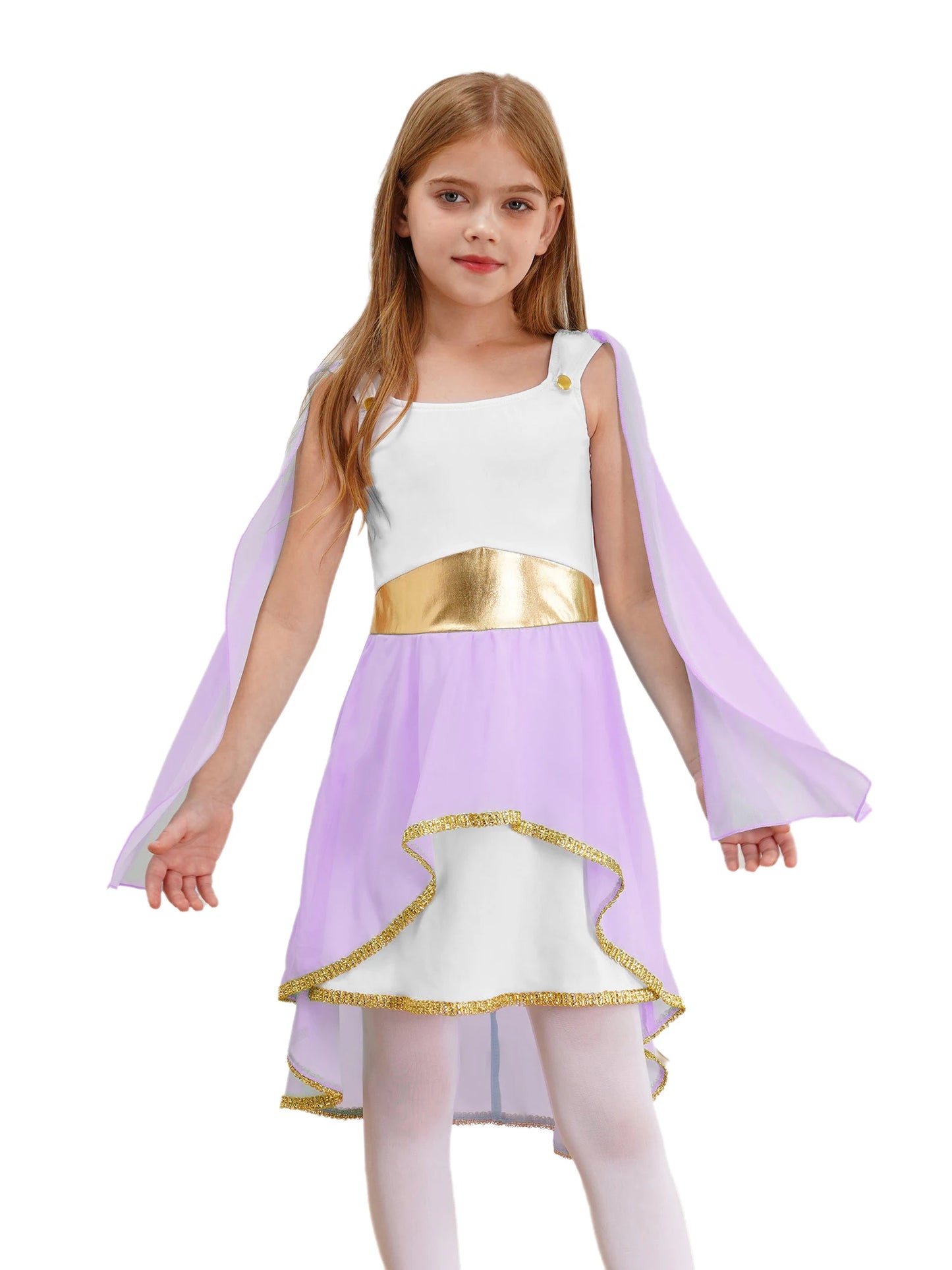 Kinder Mädchen griechischen Toga Kostüm alten Griechenland Mythos Philosoph Rom Adel Cosplay Kleider Halloween Gott Rollenspiel verkleiden